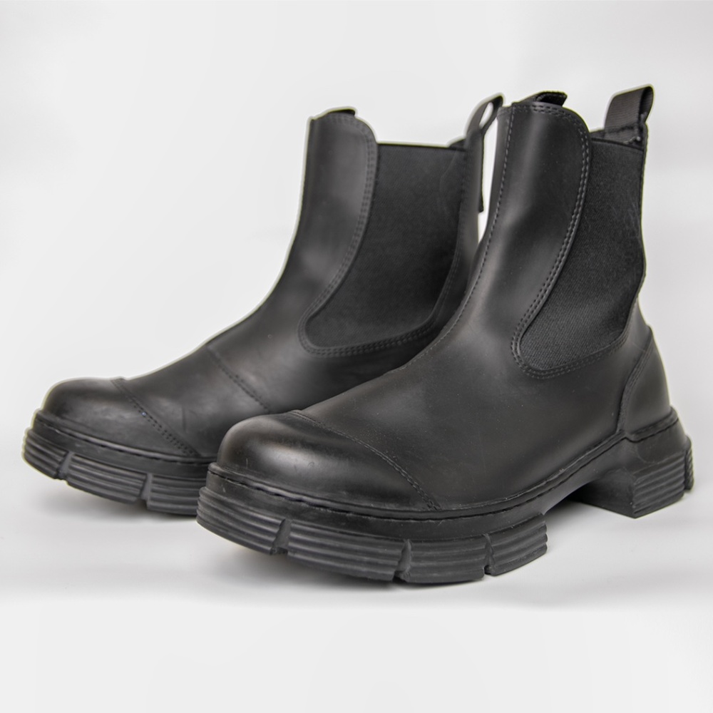 GANNI Recycled Rubber City Boots